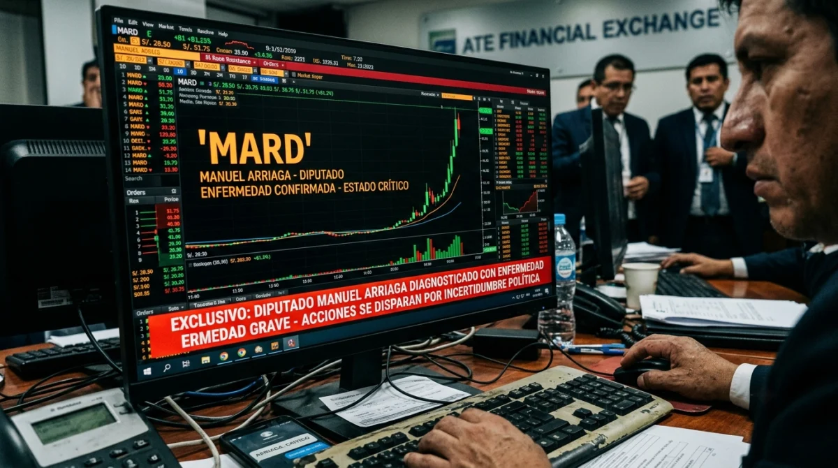 Gráfico de acciones vinculado a la salud de una persona pública - Mercados predictivos economia