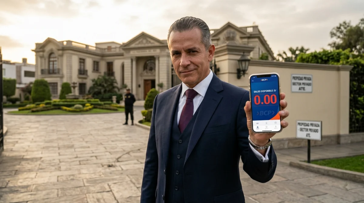 Empresario rico vistiendo ropa común mostrando una cuenta en ceros