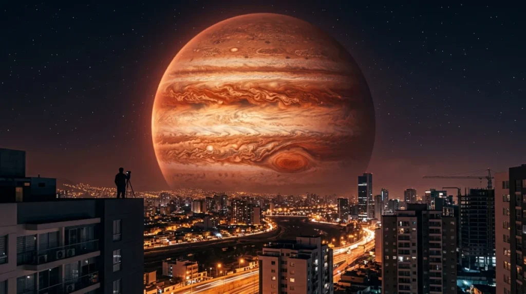 jupiter en lugar luna